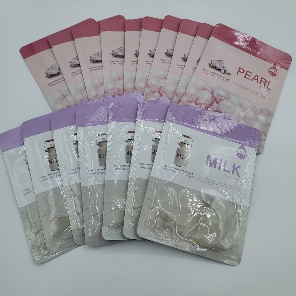 Korea Cosmetic Farmstay Face Masks Sheets Set of 17 #2150